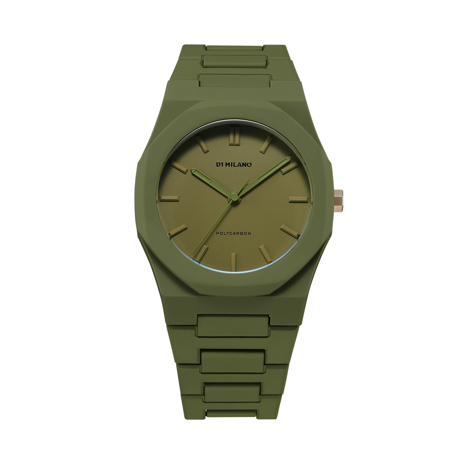 OROLOGIO POLYCARBON MONOCHROME GREEN - Tangredi Gioielleria