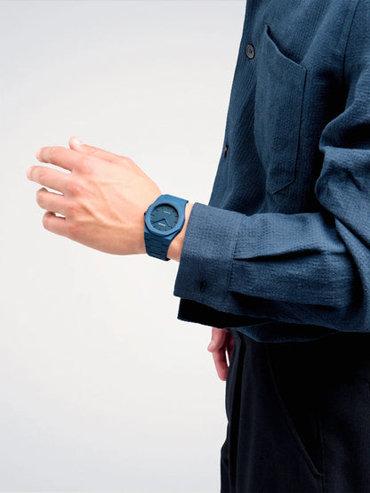 OROLOGIO POLYCARBON MONOCHROME BLUE - Tangredi Gioielleria