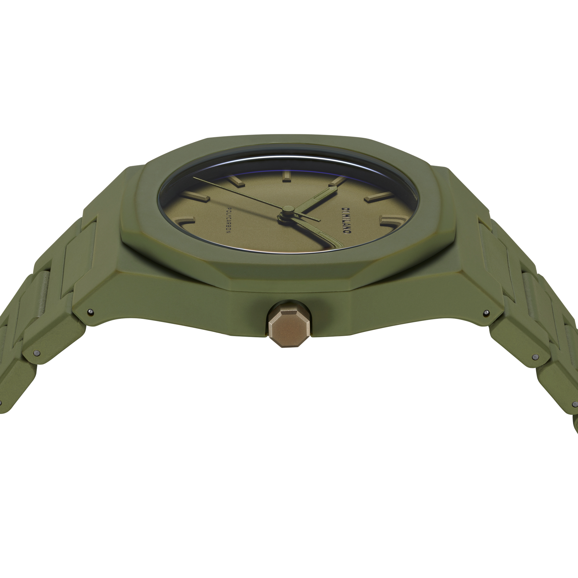 OROLOGIO POLYCARBON MONOCHROME GREEN - Tangredi Gioielleria