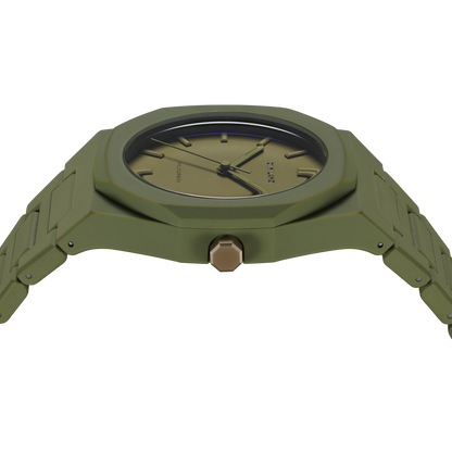 OROLOGIO POLYCARBON MONOCHROME GREEN - Tangredi Gioielleria