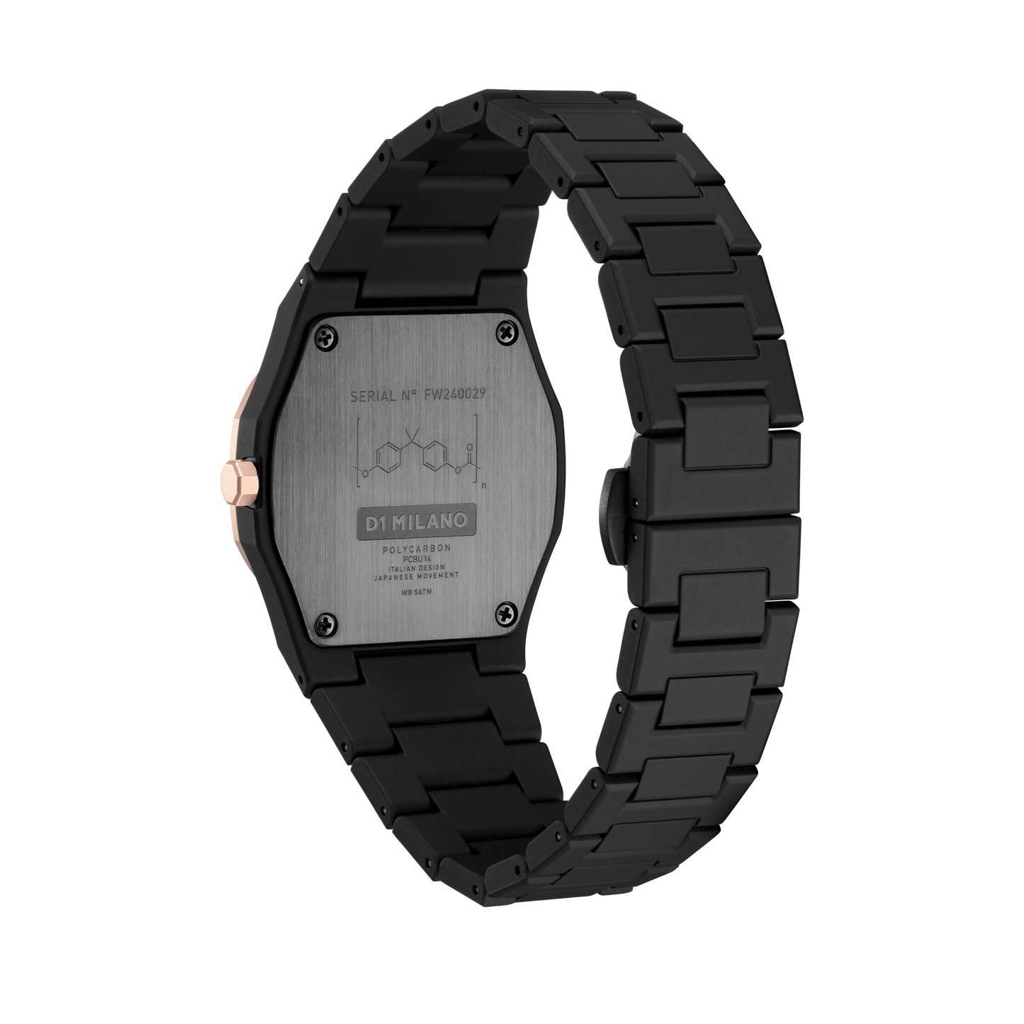 OROLOGIO POLYCARBON GOLD MESH - Tangredi Gioielleria
