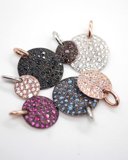 PENDENTE TONDO MEDIO NERO