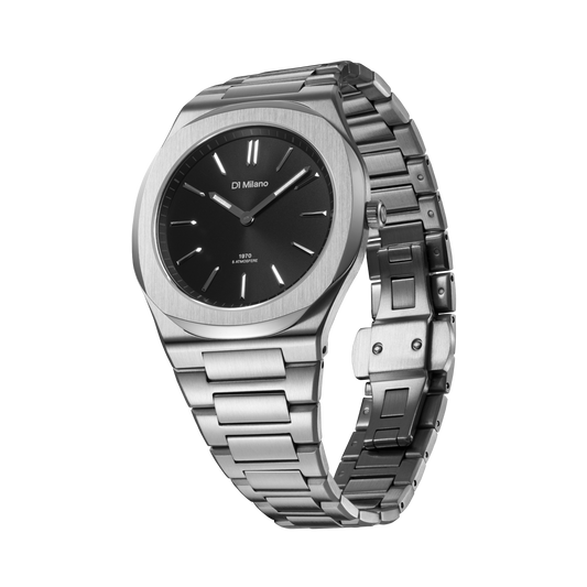 OROLOGIO ULTRA THIN 1970 GROOVY BLACK - Tangredi Gioielleria