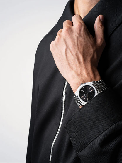 OROLOGIO ULTRA THIN 1970 GROOVY BLACK - Tangredi Gioielleria