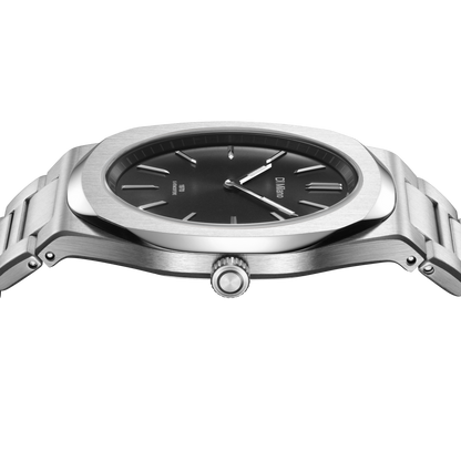 OROLOGIO ULTRA THIN 1970 GROOVY BLACK - Tangredi Gioielleria
