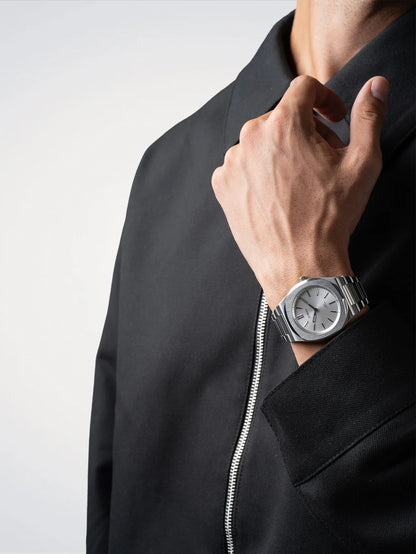 OROLOGIO ULTRA THIN 1970 GROOVY SILVER - Tangredi Gioielleria