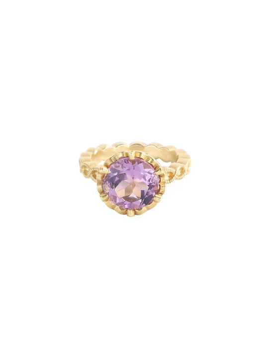 ANELLO ELIZABETH AMETISTA LAVANDA - Tangredi Gioielleria