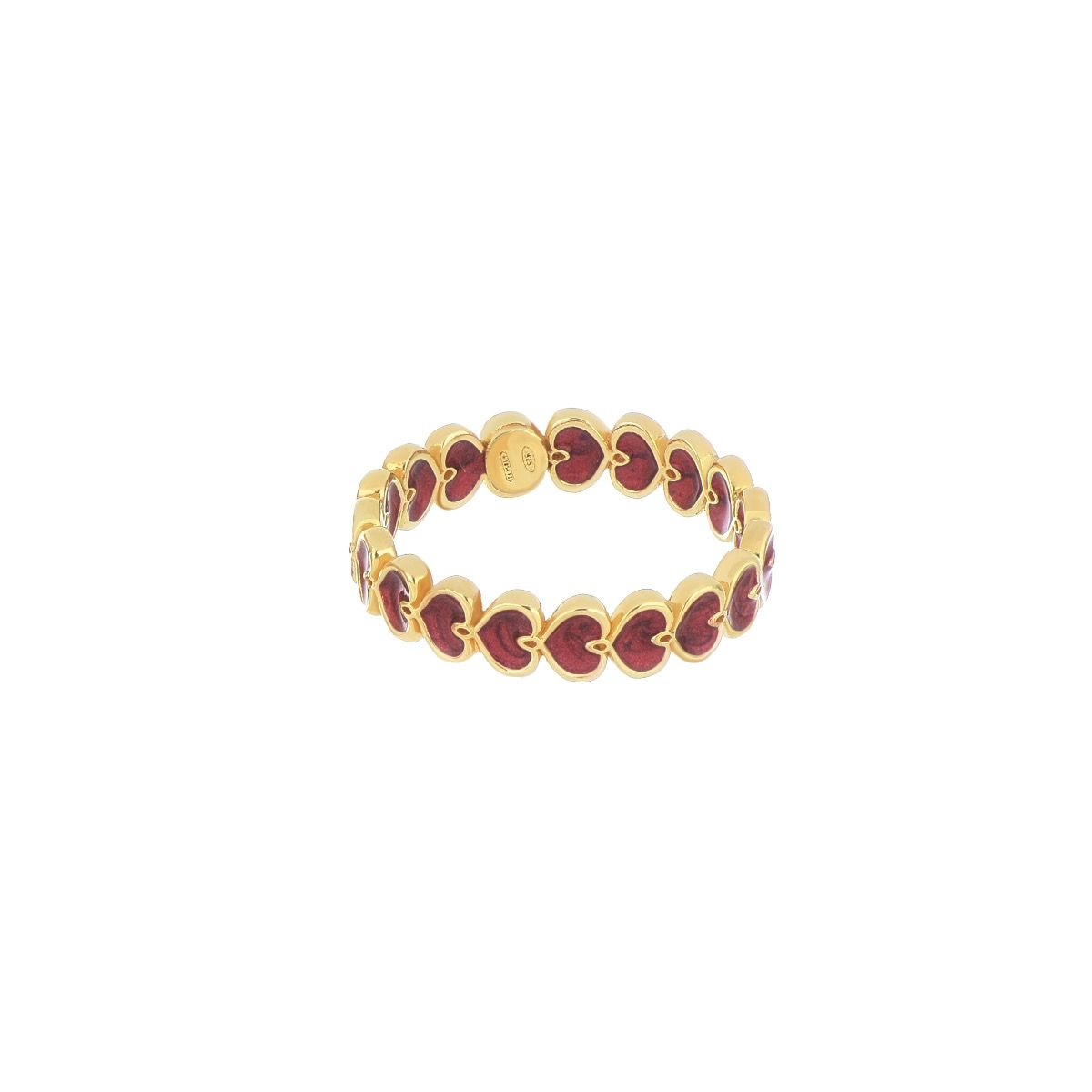 ANELLO YOU SMALTO BORDEAUX