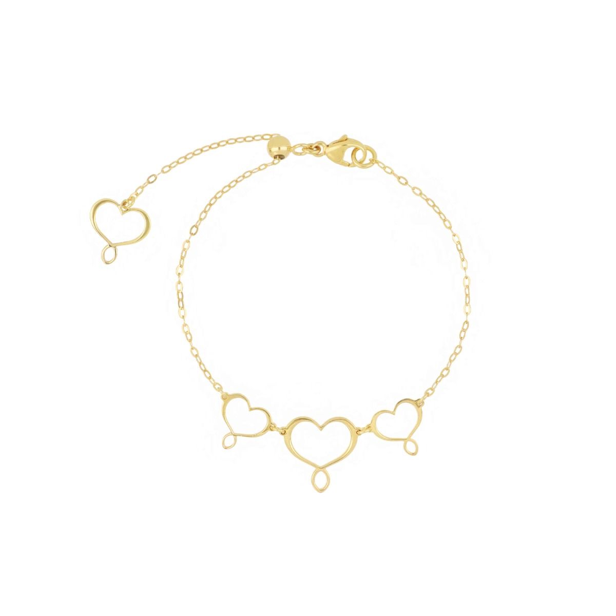 BRACCIALE TRE CUORI