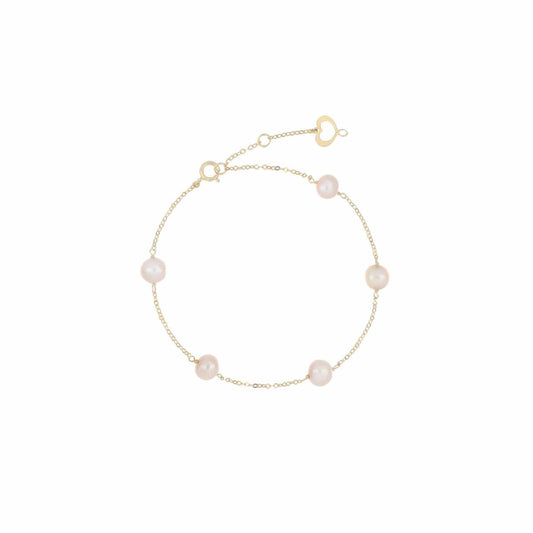 BRACCIALE PERLE ROSA - Tangredi Gioielleria