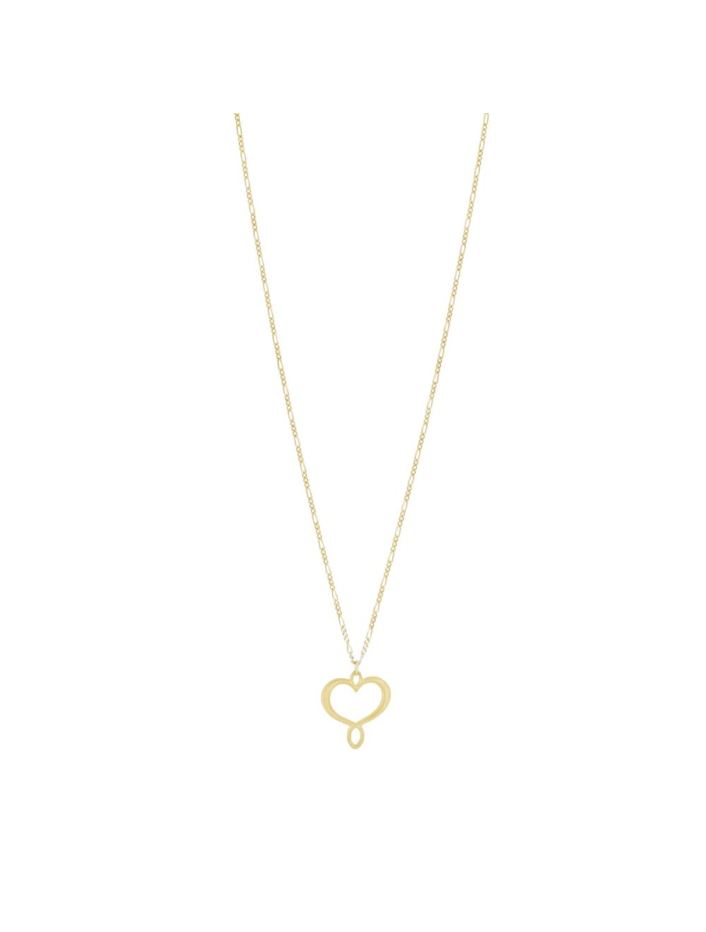 COLLANA CUORE PICCOLO SATINATO