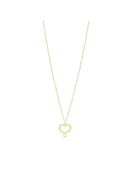 COLLANA CUORE PICCOLO SATINATO