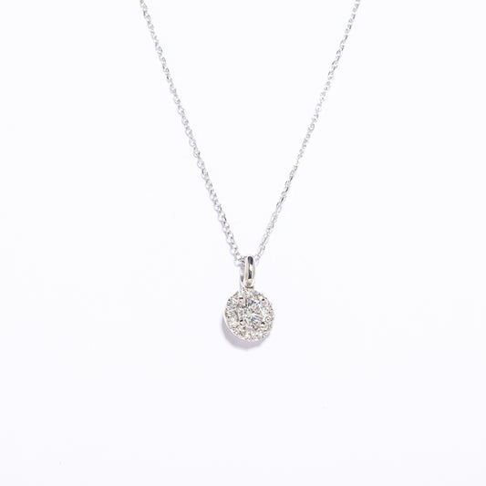 COLLANA ORO BIANCO E DIAMANTI