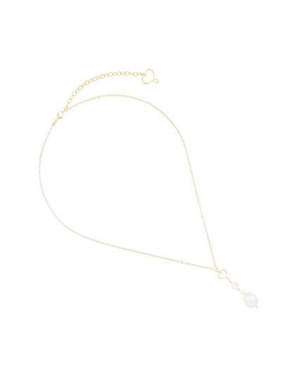 GIROCOLLO ONDA BIANCA PERLE PENDENTI