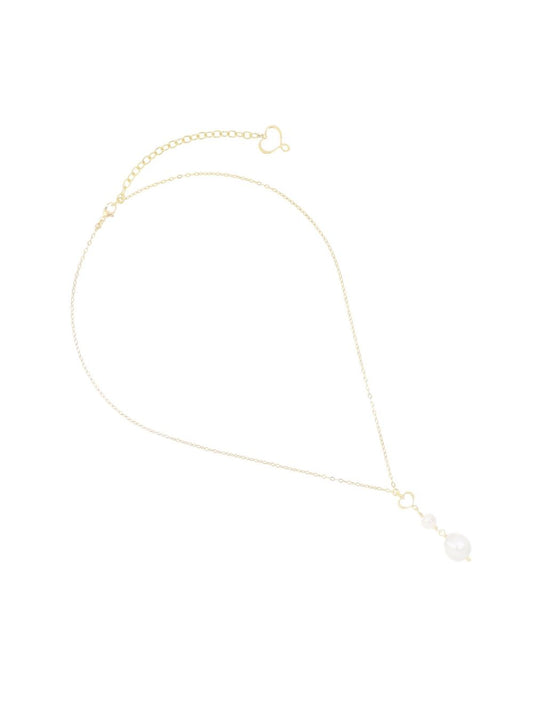 GIROCOLLO ONDA BIANCA PERLE PENDENTI