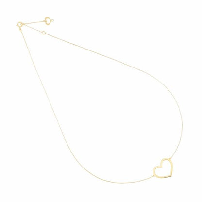 GIROCOLLO CUORE GRANDE POLVERE CELESTE - Tangredi Gioielleria