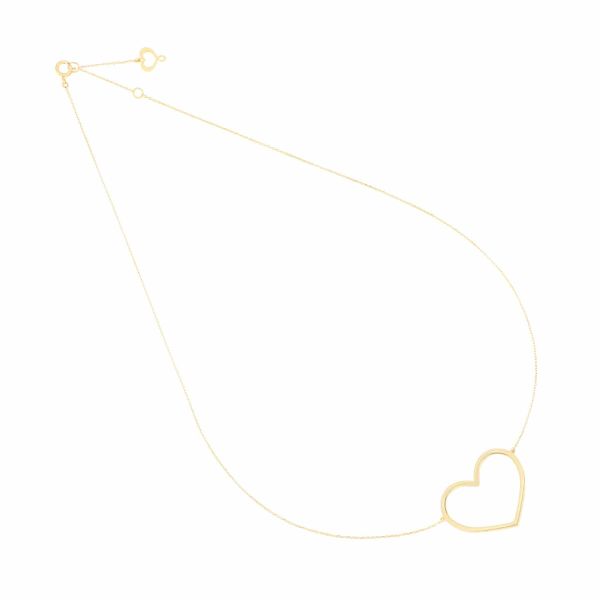 GIROCOLLO CUORE MAXI POLVERE CELESTE - Tangredi Gioielleria