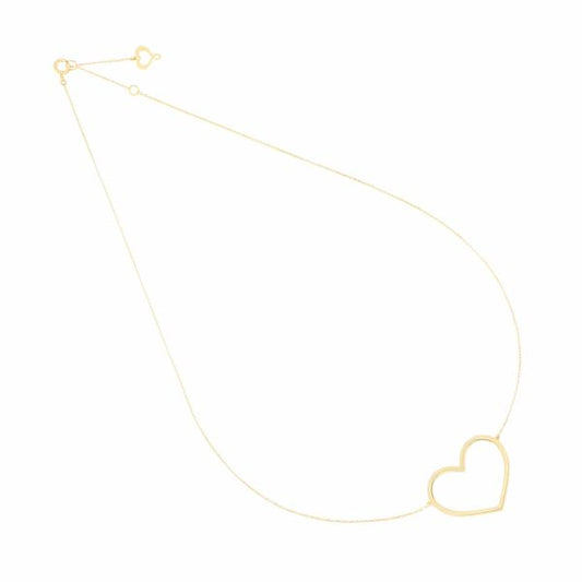 GIROCOLLO CUORE MAXI POLVERE CELESTE - Tangredi Gioielleria