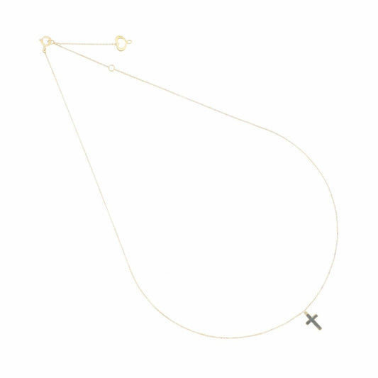 GIROCOLLO CROCE POLVERE BLU - Tangredi Gioielleria