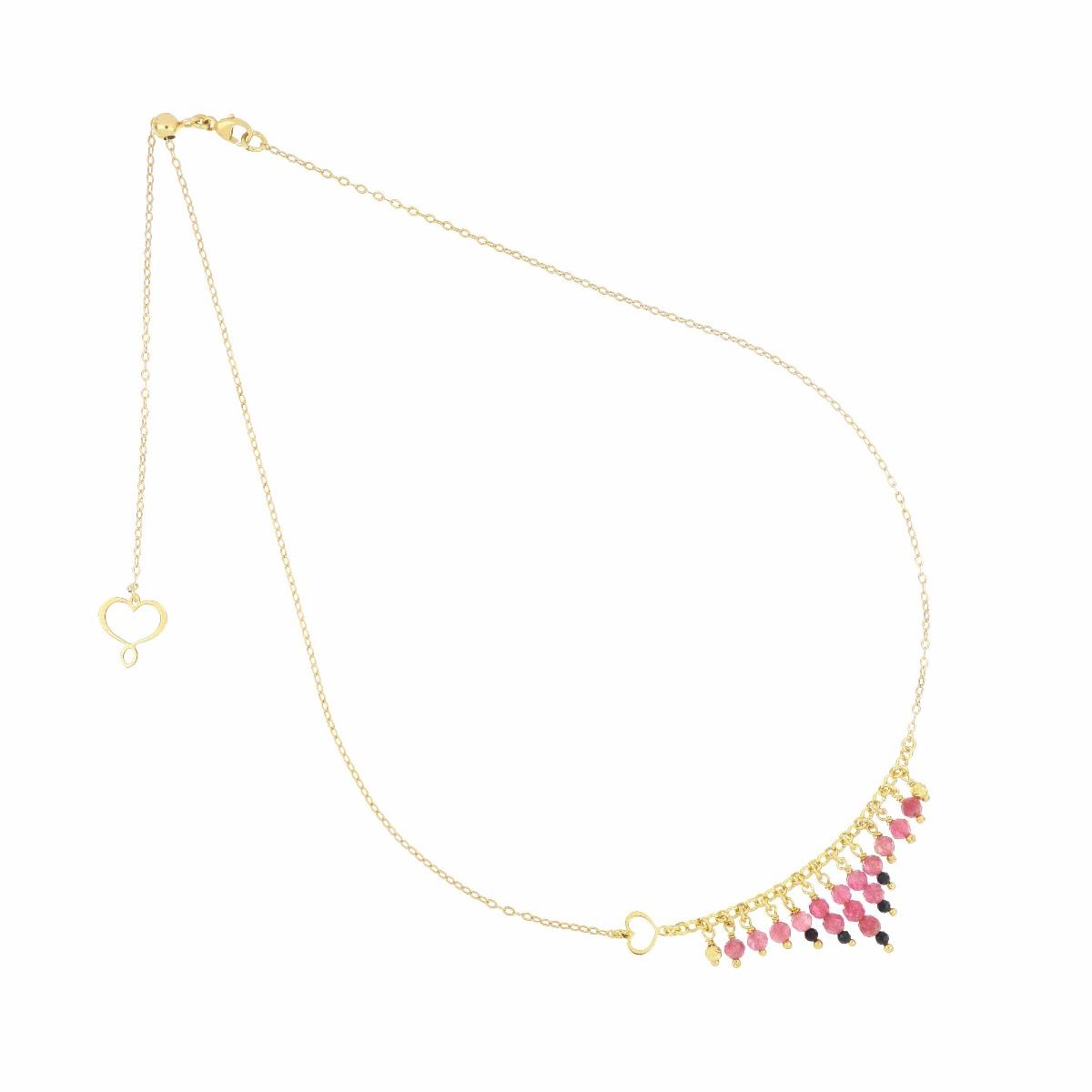 GIROCOLLO FRANGE TORMALINA ROSA