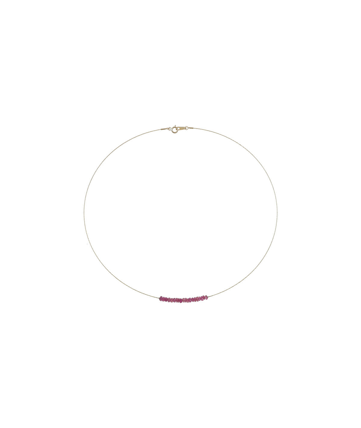 COLLANA NARA ORO E RUBINI