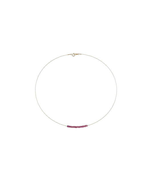 COLLANA NARA ORO E RUBINI - Tangredi Gioielleria