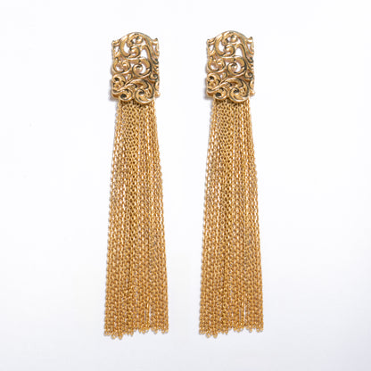 ORECCHINI A CASCATA DORATI - Tangredi Gioielleria