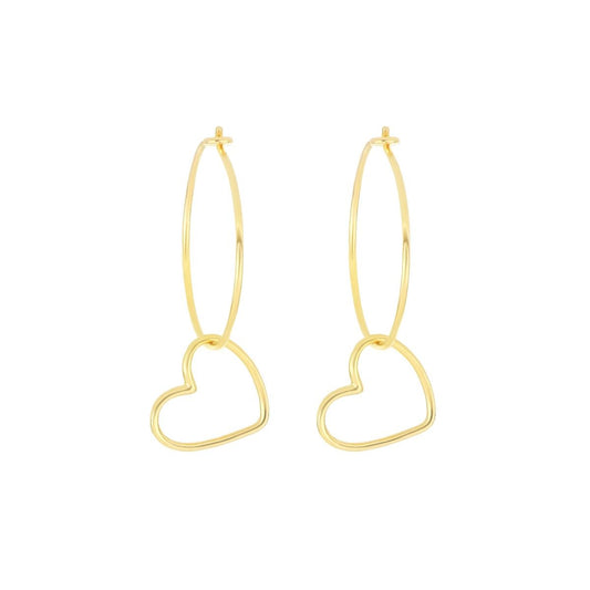 ORECCHINI CERCHIO YOU CUORE