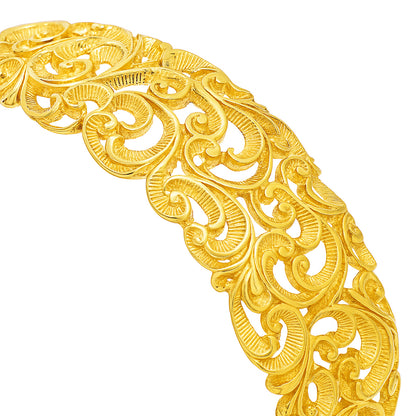 BRACCIALE MANETTA APERTA DORATA