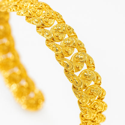 BRACCIALE SCHIAVA GROUMETTE DORATO